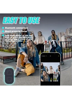 ANKOVO Tiktok Trending Bluetooth Smart Scrolling Ring Kindle App Remote Page Turner with Phone Holder Wireless Camera Shutter Selfie Button - Compatible with iPhone Ipad Android (Black)  - Image 4