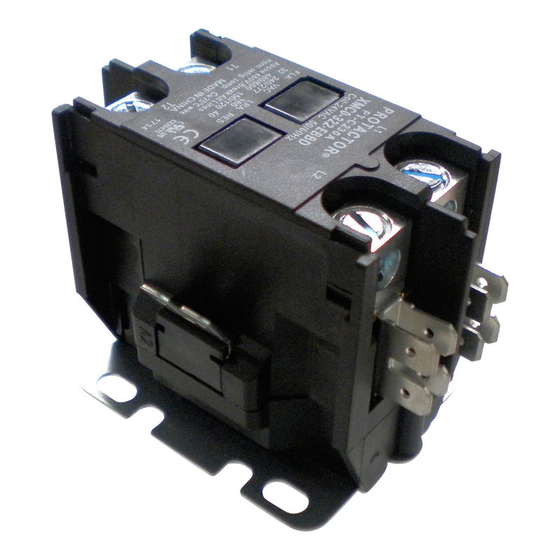 Protactor 2 Pole 32 AMP Heavy Duty AC Contactor Replaces Virtually All Residential 2 Pole Models 30 Amps or Less - Image 4