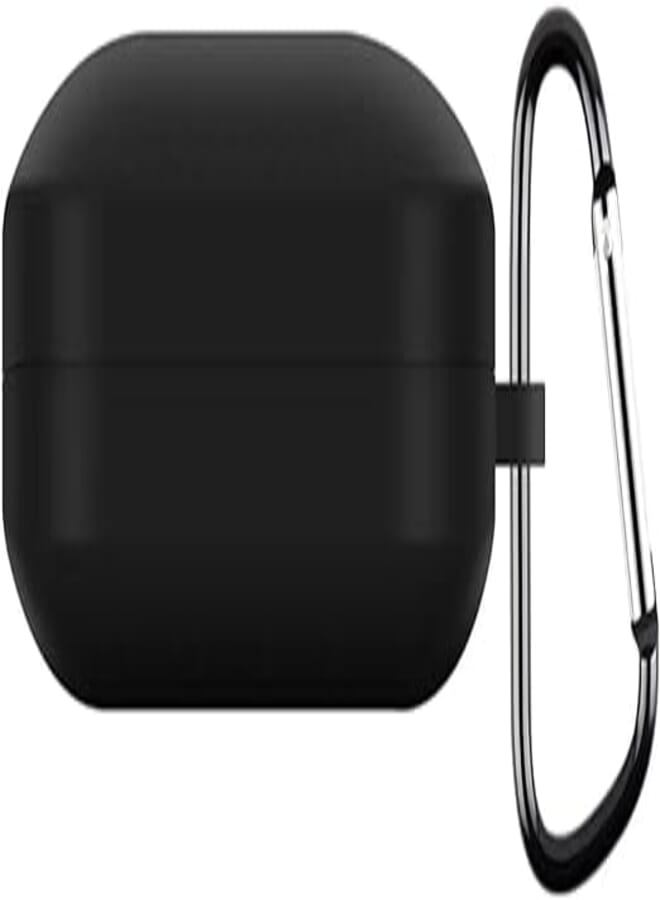 Silicon Case With Keychain Ring For OnePlus buds pro 2 / OnePlus buds pro 2 case/OnePlus buds pro 2 Cover (Black) 