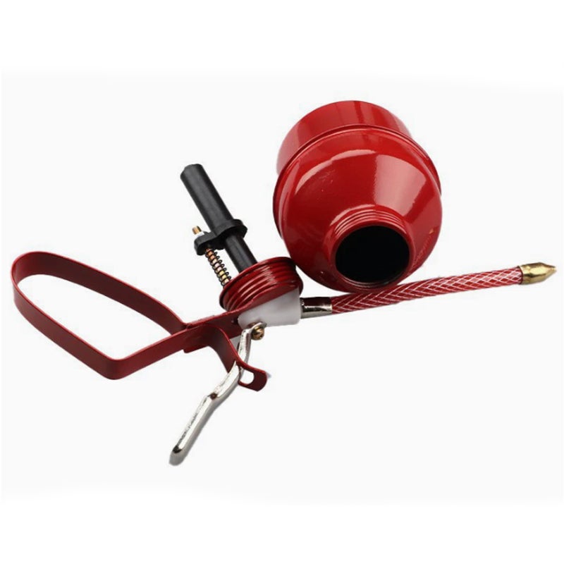 Manual oil pot American 300CC hose oil pot iron oil pot Red