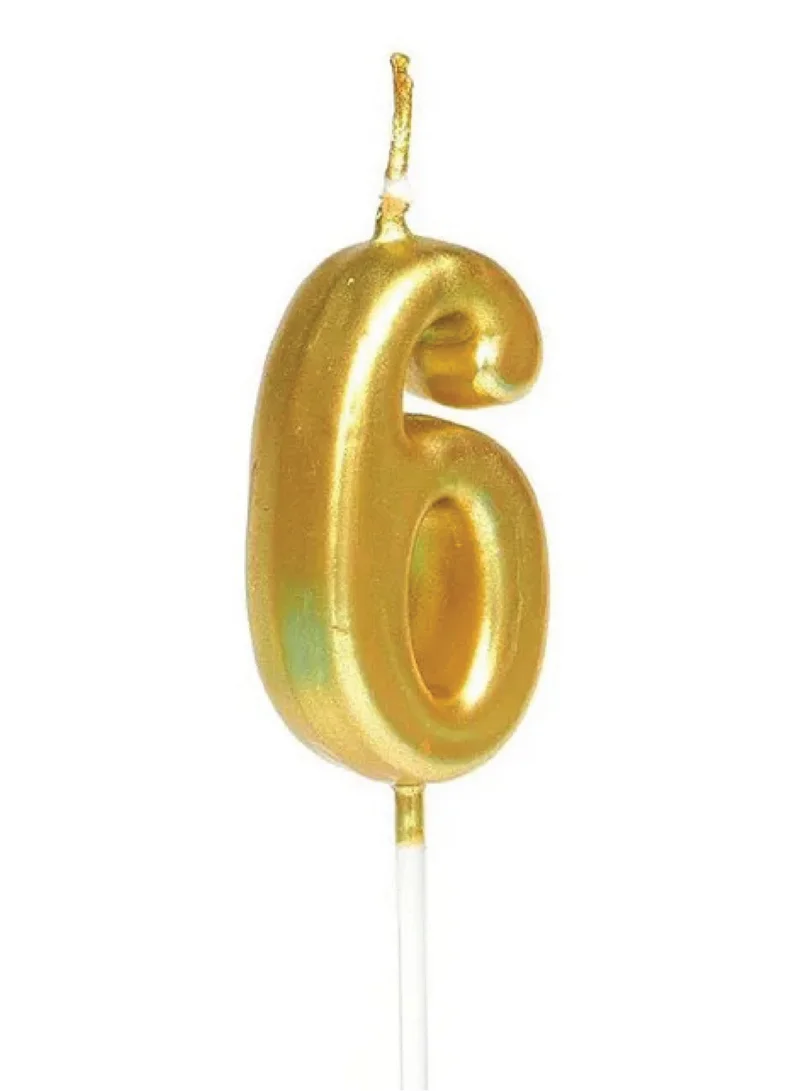 Share The Love Six Number Candle - Gold