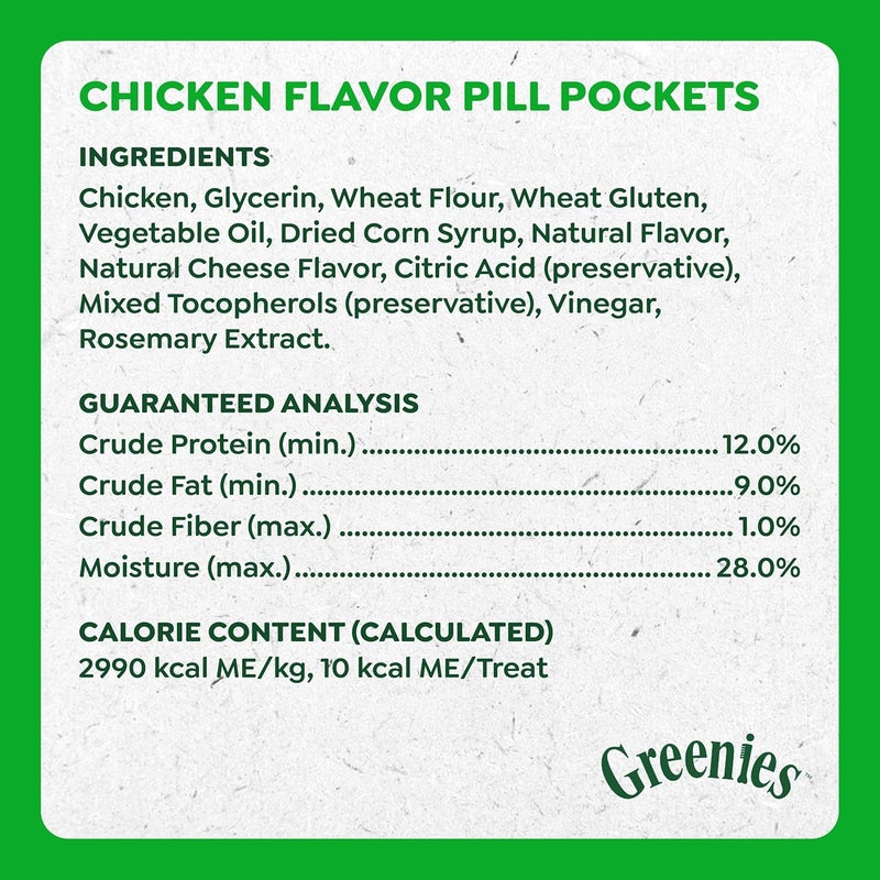 Greenies Pill Pockets for Dogs Small Size, Soft Dog Treats, Cheese Flavor, (6) 3.2 oz. Pouches (180 Treats Total) - Image 5