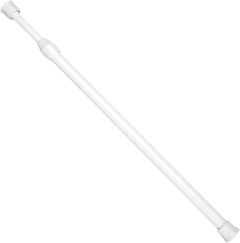 Tension Curtain Rod Heavy Duty Expandable Shower Curtain Bar No Drilling Multipurpose Design for Curtains Clothes and More Easy Installation Sturdy - Image 1