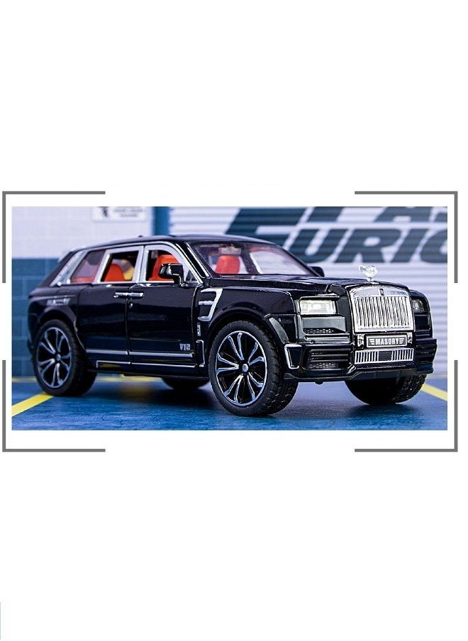 Generic - Rolls Royce Cullinan Mansory SUV Alloy Model Car Toy Diecasts Metal Casting Sound And Light Car Toys For Children Vehicle Black - Image 1