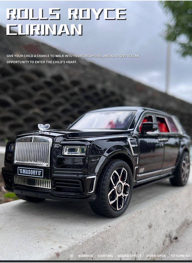 Generic - Rolls Royce Cullinan Mansory SUV Alloy Model Car Toy Diecasts Metal Casting Sound And Light Car Toys For Children Vehicle Black - Image 1