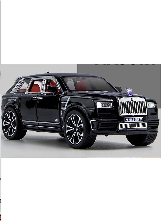 Generic - Rolls Royce Cullinan Mansory SUV Alloy Model Car Toy Diecasts Metal Casting Sound And Light Car Toys For Children Vehicle Black - Image 1