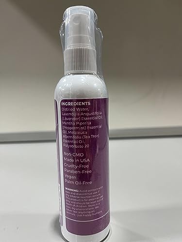 TreeActiv Anti-Acne Pillow Spray, 4 fl oz, Lavender Sleep Spray, Pure Lavender Essential Oil Air Freshener, Pillow Linen Spray for Bedding, Aromatherapy, 1000 Sprays - Image 4