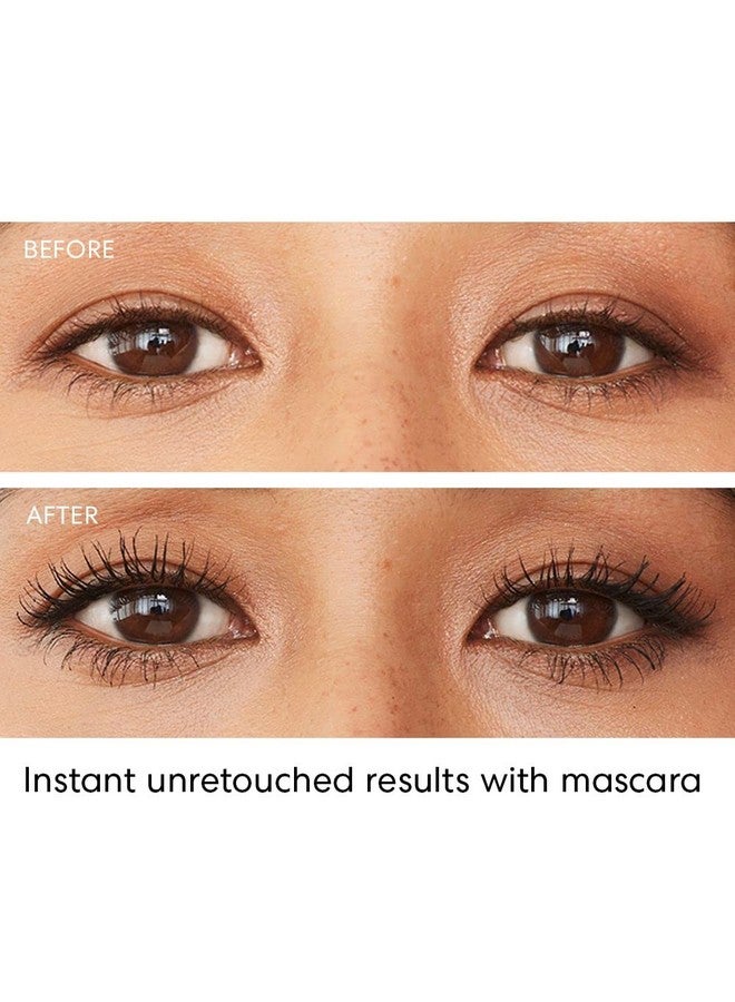 bareMinerals Strength & Length Serum-Infused Black Mascara with Plant-Based Lash Serum, Lengthens, Lifts + Defines Lashes for Healthier Lashes, Vegan - Image 2