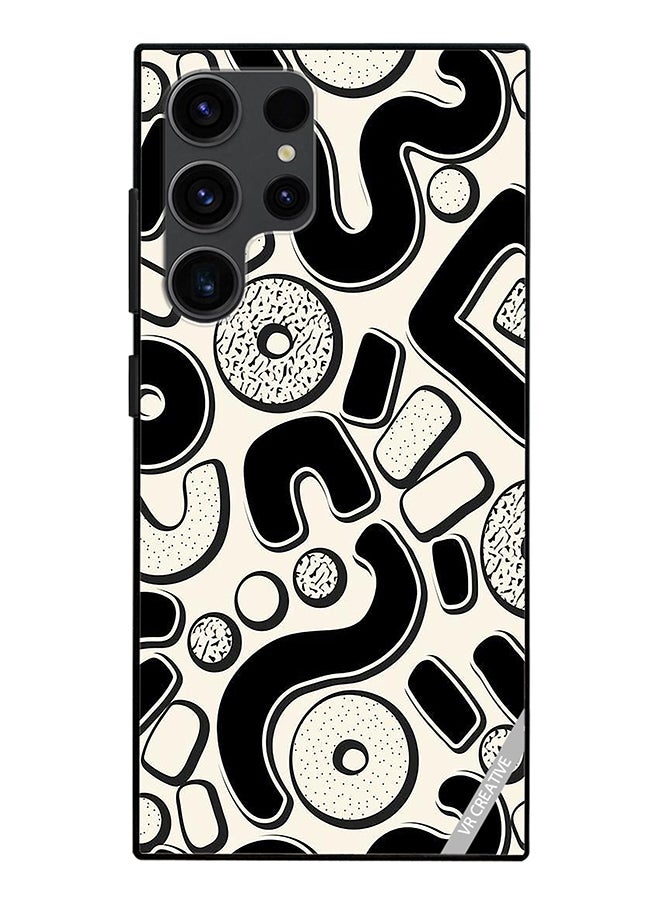 VR CREATIVE Protective Case Cover For Samsung Galaxy S24 Ultra Donuts Design  Multicolour - Image 1