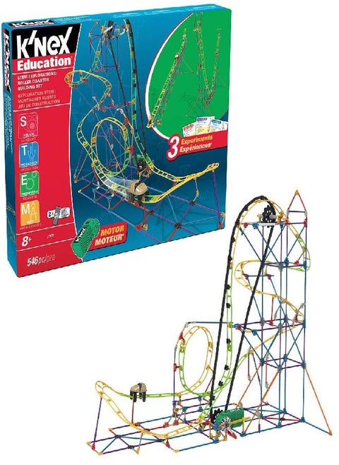 K'NEX Education ‒ STEM Explorations: Roller Coaster Building Set - 546 Pieces - Ages 8+ Construction Education Toy