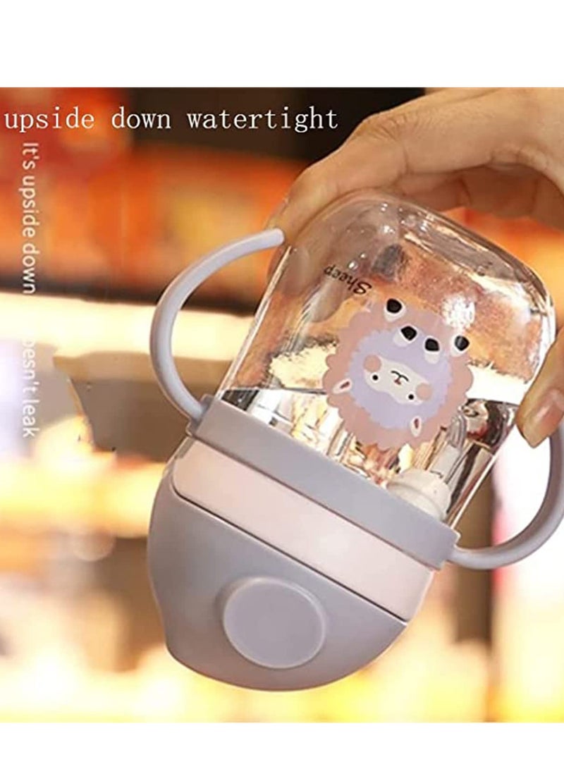 KASTWAVE Sippy Cup for Baby, Sippy Cup for Baby more than 6 months, Spill-Proof Sippy Cup, Toddler Cup with Straw and Handle, Anti-drop, Anti-leakage - Image 4