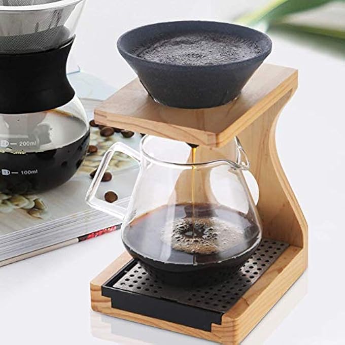 Bukela Cone Shape Coffee Filter Alumina Ore Coffee Dripper Filters For 14 Cup Ceramic Pour Over Coffee Dripper NonPorous For Home Office Coffee Enthusiast And Baristas - Image 3