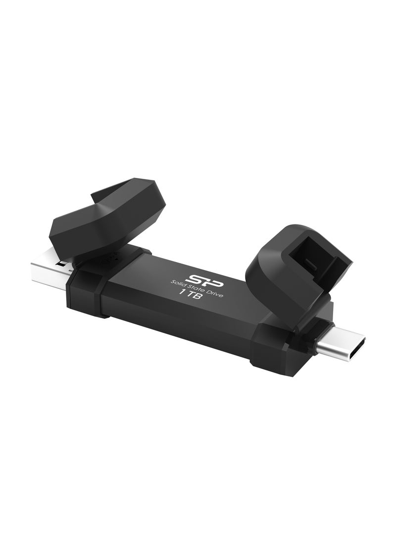 Silicon Power Portable SSD DS72 Type-c and USB A 3.2 Gen 2 1TB  - Image 1