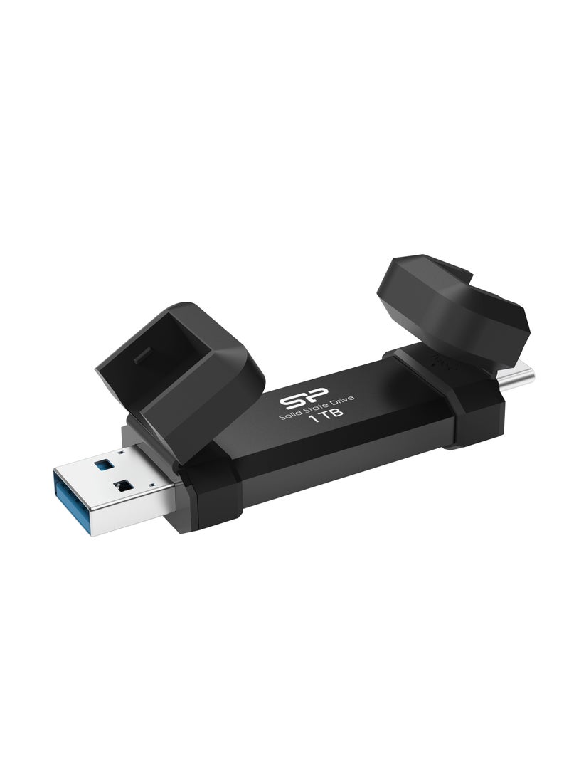 Silicon Power Portable SSD DS72 Type-c and USB A 3.2 Gen 2 1TB  - Image 2