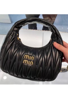 Miu Miu Wander quilted nappa leather hobo Crossbody Shoulder Bag  - Image 3