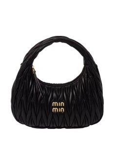 Miu Miu Wander quilted nappa leather hobo Crossbody Shoulder Bag  - Image 1