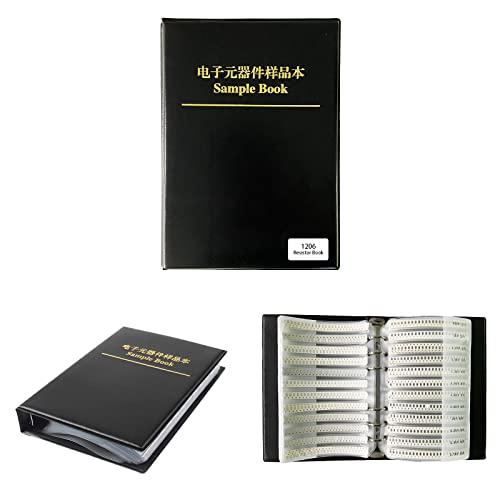 nancheng Resistor Kit 1206 Resistor Book 8500PCS 1% (0 ohm-10M ohm) SMD Book Chip SMT Resistor 170 Values Kits (Resistor-1206) - Image 1