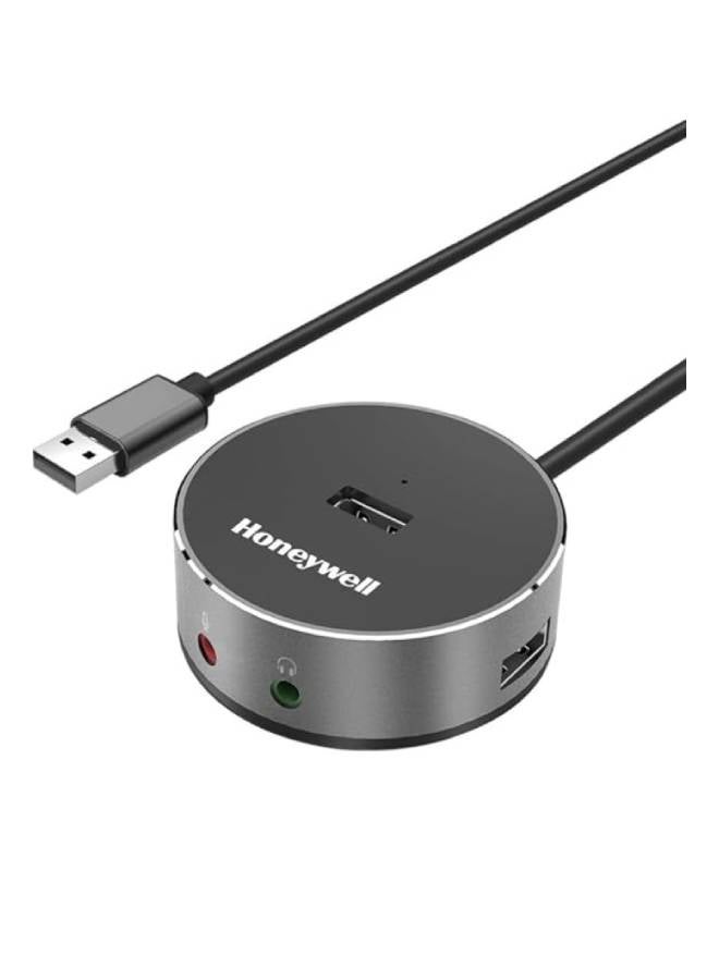 Honeywell Momentum 6 Port Hub With Audio black