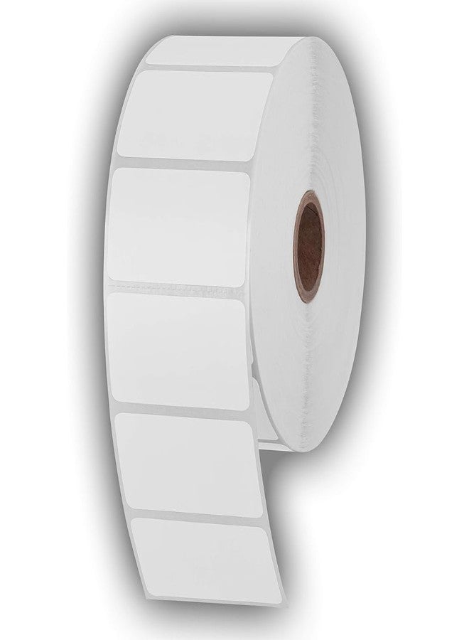 Brustro Direct Thermal Barcode Pack of 2000 Label - 51X32 mm - Self Adhesive for Printing Barcoding, White Sticker - Image 1