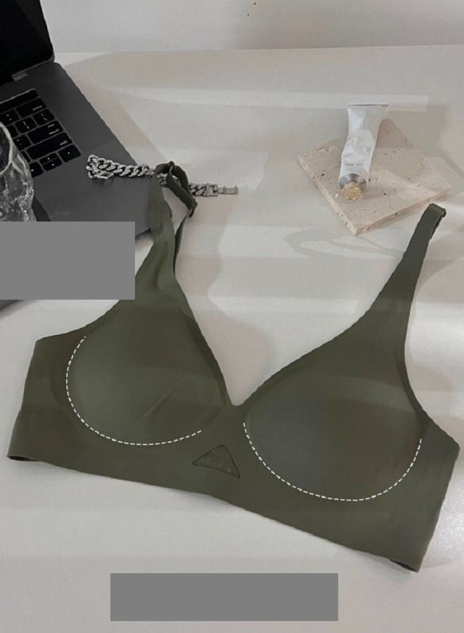Loquat Women's Mesh Deep V Hollow Soft Support Jelly Bra  - Image 1