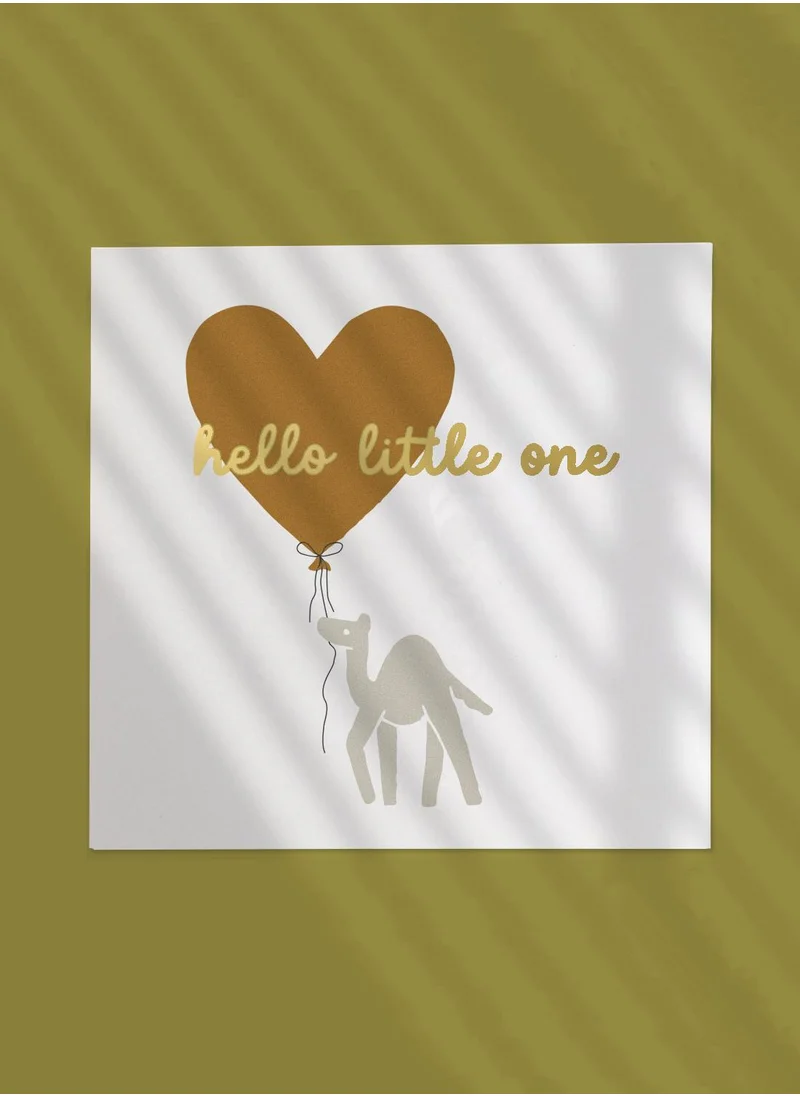 Little Majlis Greeting card, hello little one
