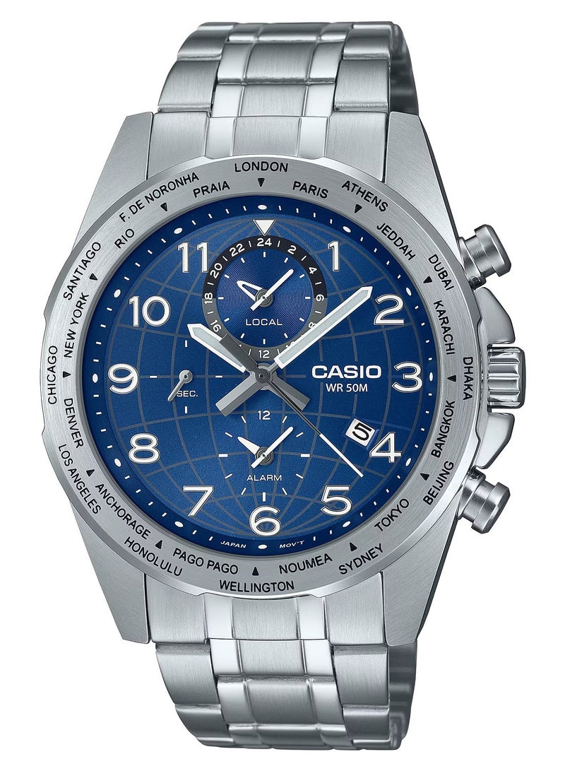CASIO Men's classic analog watch - MTP-W500D-2AVDF - Image 1