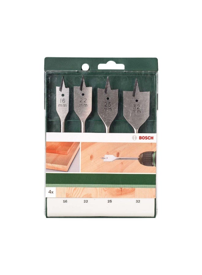 BOSCH Bosch (2609255275) Flat Drill Bit Set 4Pcs/Set  - Image 3