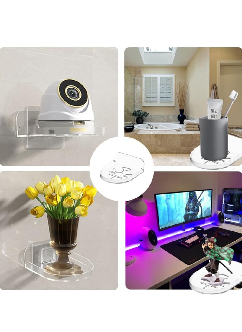 Oasisgalore 3 Pack Universal Camera Wall Mount Holder Small Wall Shelf for Security Cameras, Speakers & More  - Image 5