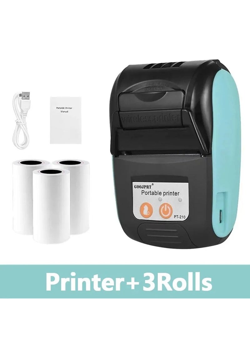 Thermal Printer 58mm Handheld Portable Meituan Handheld Bluetooth Takeaway Receipt Printer