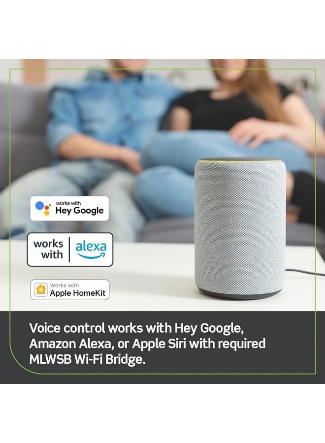 Leviton Leviton No-Neutral Decora Smart Switch, Requires MLWSB Wi-Fi Bridge to Work with My Leviton, Alexa, Google Assistant, Apple Home/Siri & Wire-Free 3-Way DN15S-1RW, White  - Image 4