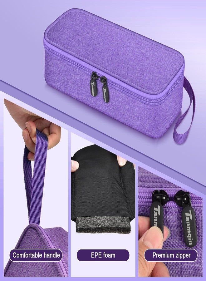 Tanmqin Case Compatible with COSLUS/for Nicwell/for Leominor/for Bitvae Water Dental Flosser Teeth Pick Cordless Irrigator. Water Floss Pick Carrying Storage Holder-Purple (Bag Only) - Image 3