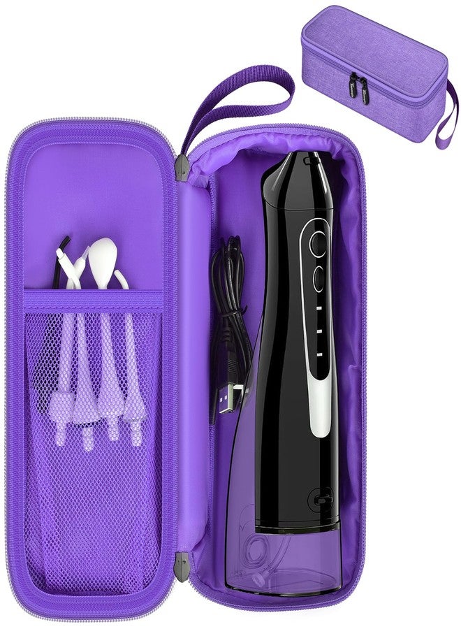 Tanmqin Case Compatible with COSLUS/for Nicwell/for Leominor/for Bitvae Water Dental Flosser Teeth Pick Cordless Irrigator. Water Floss Pick Carrying Storage Holder-Purple (Bag Only) - Image 1