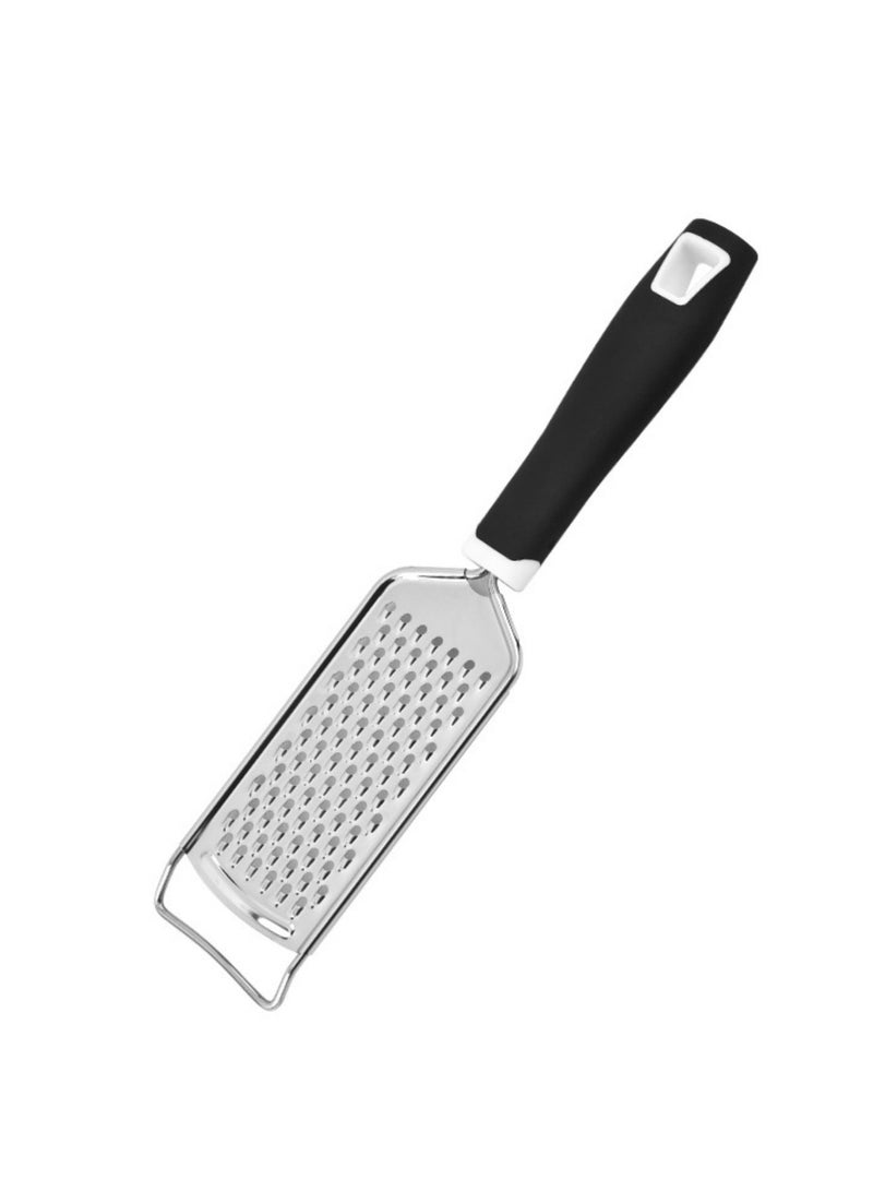 Cheese Grater Stainless Steel, Durable Rust-Proof Metal Lemon Zester Grater, Flat Handheld Grater for Cheese, Chocolate, Spices, And More  - Image 1