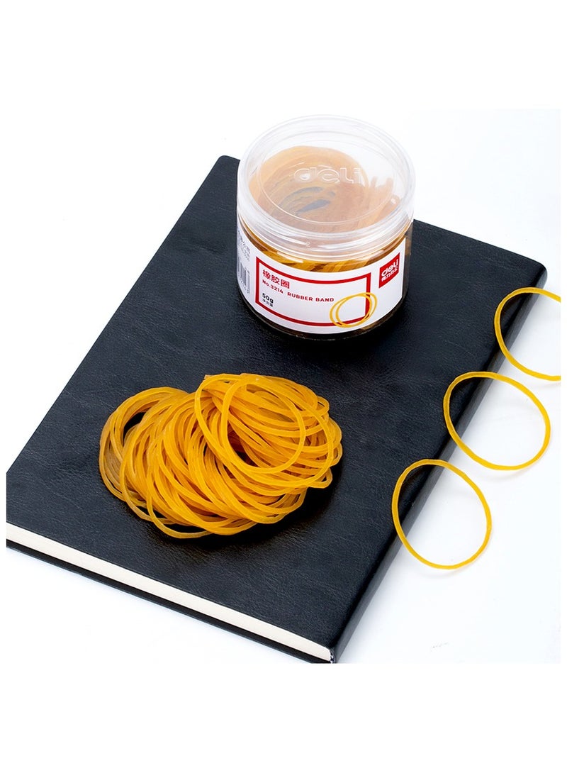 Deli 3214 Natural Rubber Bands Ø70 mm (50 g/tube) – ideal for bundling, organizing & crafting - Image 5