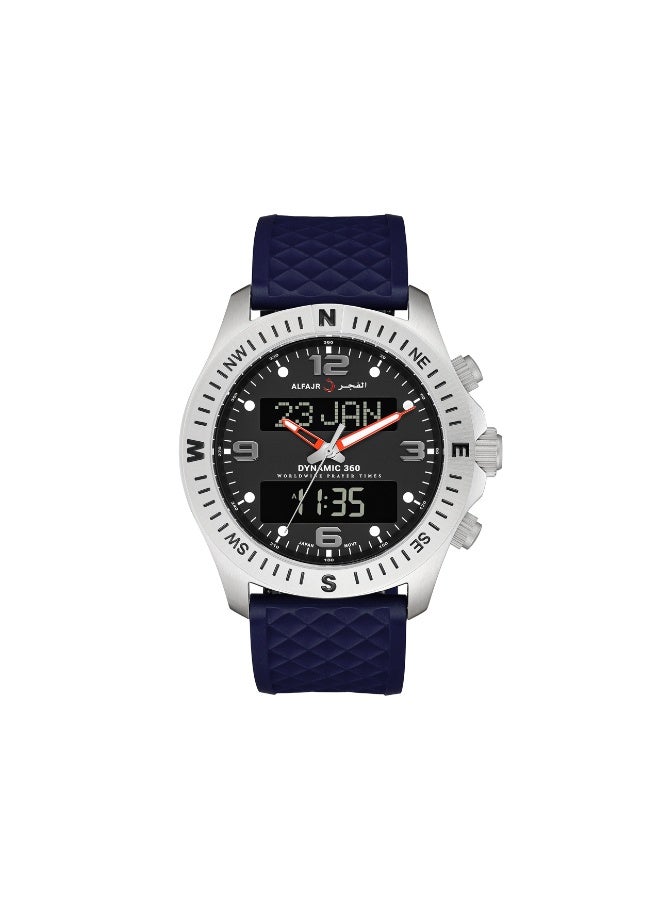 الفجر ساعة داينمك 360 WH-24 فضي/أزرق - Image 1
