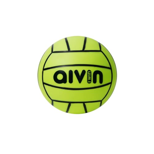 Aivin Home-Play Volleyball | Grooved Grip PVC Surface | All-Surface Play | Balanced Flight & Consistent Bounce | Indoor & Outdoor Use (Neon Lime, 1) - Image 1