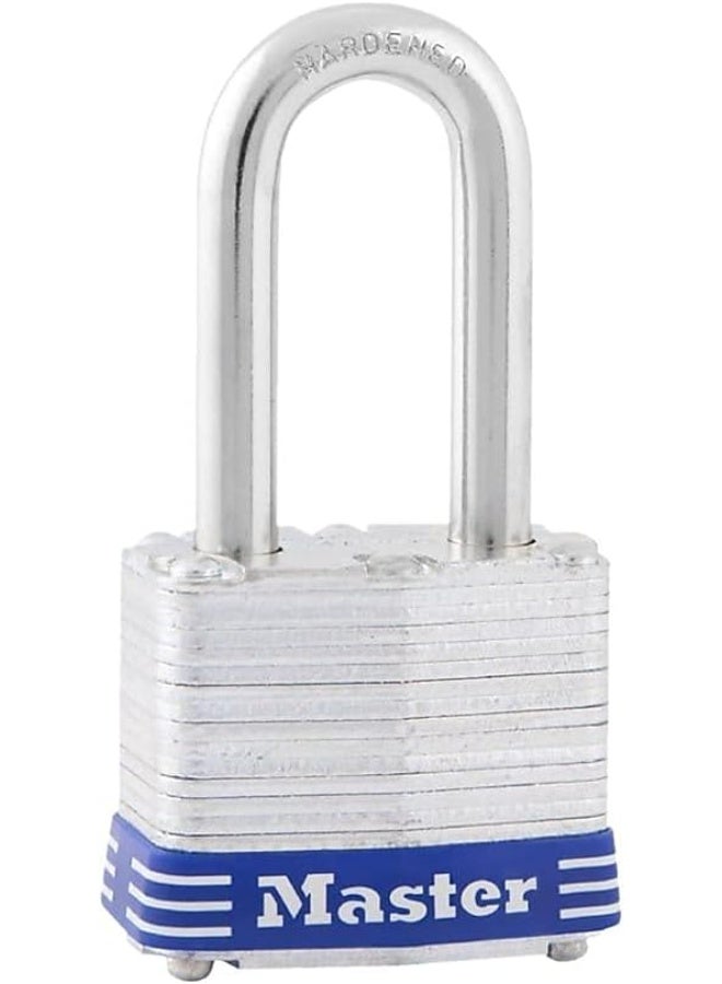 Master Lock 3DLF Long Shackle Padlock, w/ 1-1/2 Inch. Shackle, Steel - Image 1