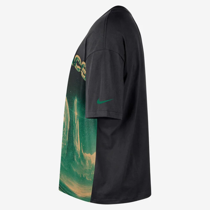 Nike Black / Forest Green Celtics Basketball T-Shirt  | Best Price UAE