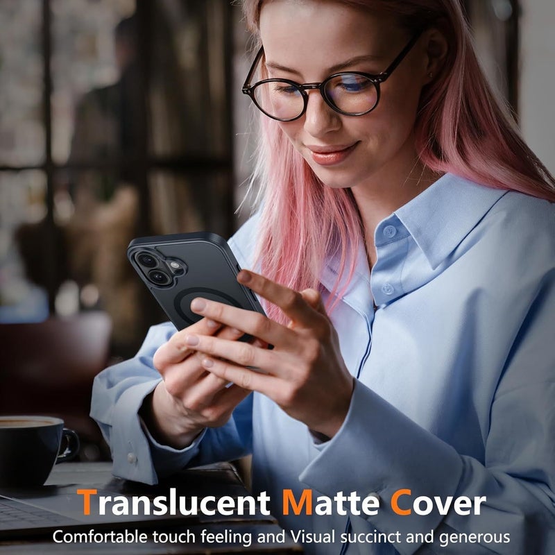 Frosted Magnetic Shockproof Phone Case for iPhone 17 - Image 4
