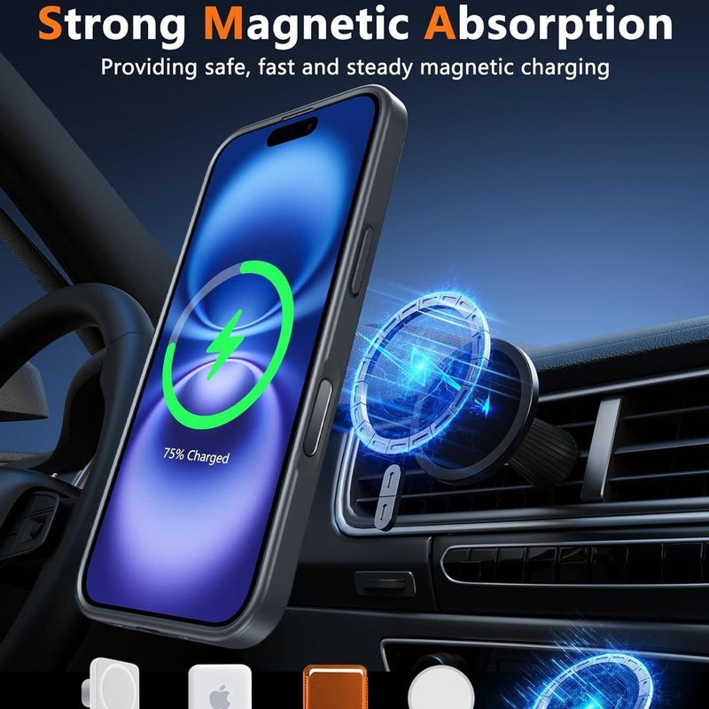 Frosted Magnetic Shockproof Phone Case for iPhone 17 - Image 3