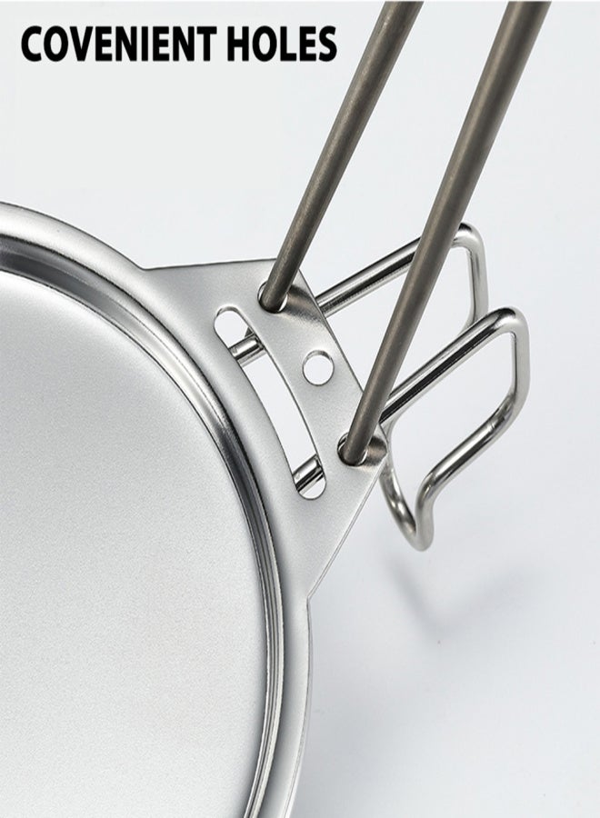 Campingmoon Stainless Steel Camping Sierra Cup Lightweight Compact Camping Pot Hiking Coffee Mug Bowl Cup - Image 5