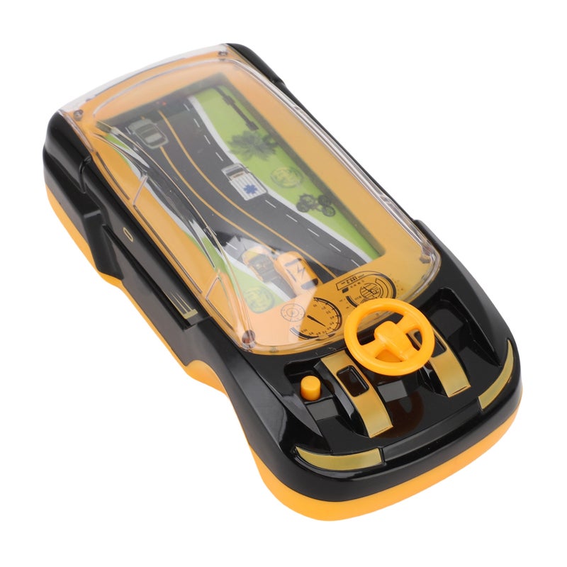 Racing Car Game Console Kids Cognitive Training Parent Child Interaction Adventure Car Steering Wheel Toy for Kids Black - Image 2