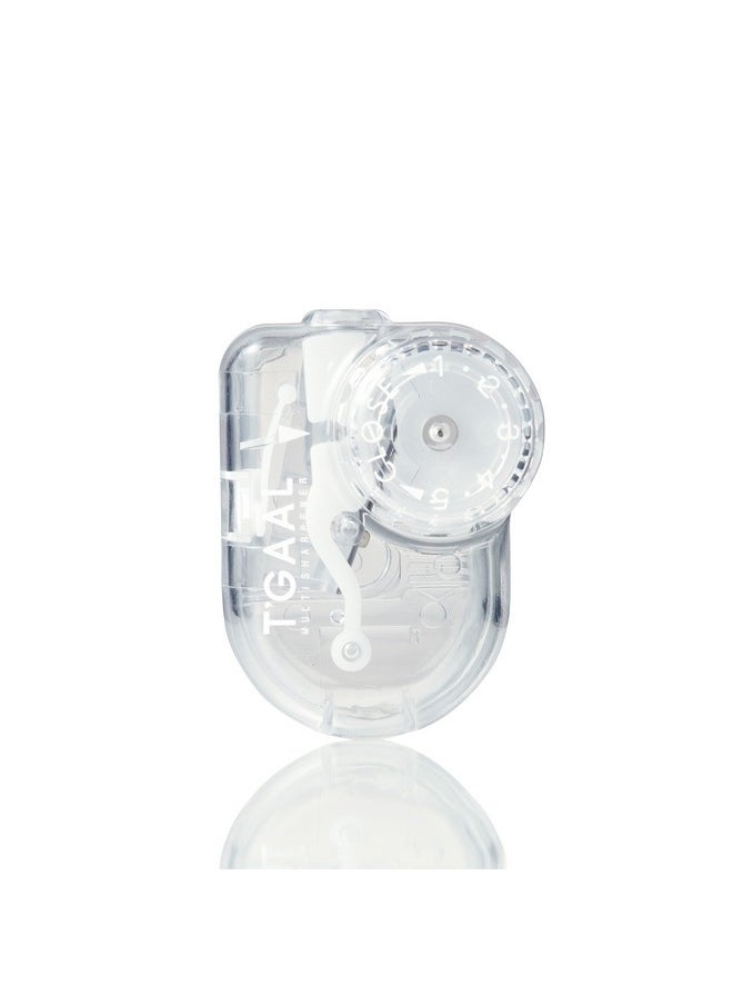 Kutsuwa Kutsuwa STAD Angle Adjustable Pencil Sharpener T'GAAL, Transparent (RS028CL)  - Image 1
