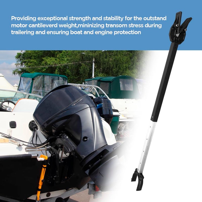 Sebnux Boat Transom Saver Adjustable Shock Absorbing Boat Transom Saver with Composite Head Ideal for Holds Engine, Roller and Trailer Mounts - Image 2
