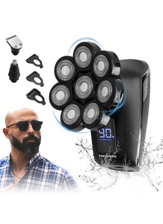 Head Shaver 8D Electric Head Shavers For Bald Men With Wet And Dry Head Cordless Rechargeable Ergonomic Design Multifunctional Electric Razor - pzsku/Z65B2DF08BD0F33BBDDFFZ/45/_/1696071763/55704b1c-3559-42b4-a030-6a1428a7f944