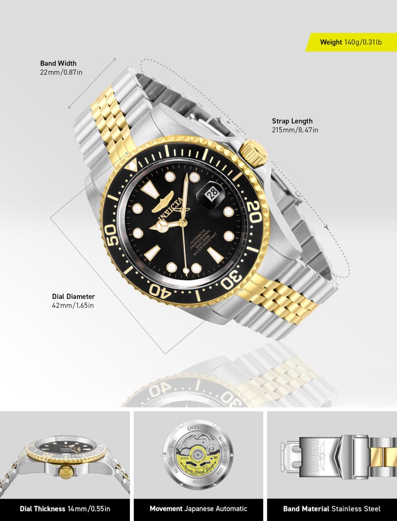 Invicta Men's Pro Diver Automatic Watch, 30094 - Image 3