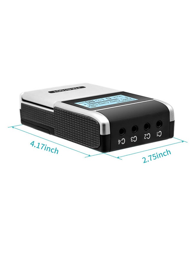 Generic - TENS EMS Muscle Stimulator 15 Modes & 4 Outputs 8 Pads for Natural Pain Relief Electric Pulse Impulse Mini Massager Machine Portable electrotherapy Machine - Image 1