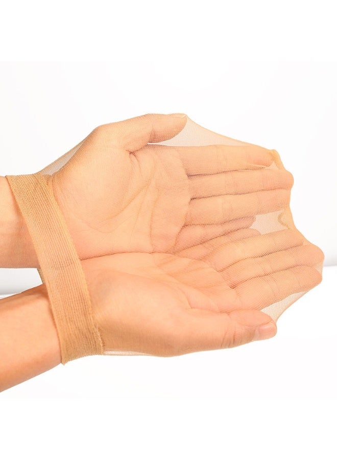 10PCS,HD Wig Net Cap, Solid Color Invisible Elastic Wig Cap, Skin Tone Hair Protection, Prevent Wig Slipping, Anti-Itch, Windproof and Breathable, Ideal for Cosplay, Daily Wear and Hair Care,1 Piece Paper Card in OP Bag - Image 3