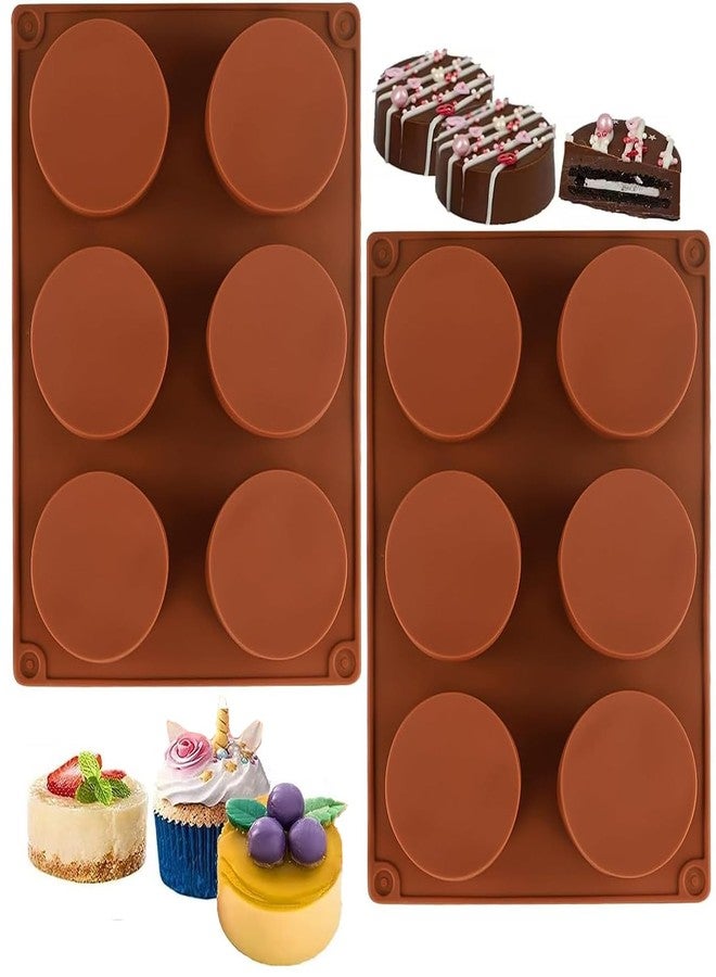 BAMUTU Cylinder Chocolate Mold, 2 Pack Silicone Baking Molds for Cookie, Mini Soap, Mini Cake,Pudding, Jello, Muffin, Desserts - Image 1