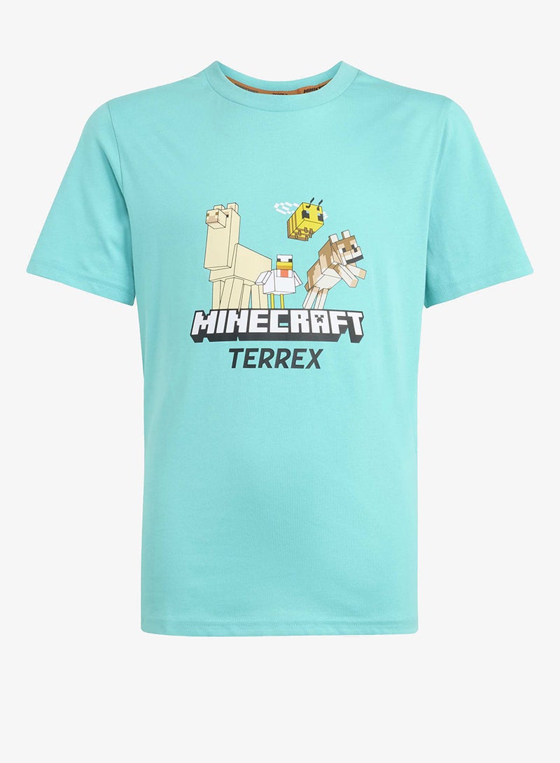 Adidas Kids Minecraft Terrex T-Shirt - Image 1